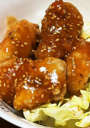 ヤンニョムチキン風の甘辛タレ-レシピのメイン写真