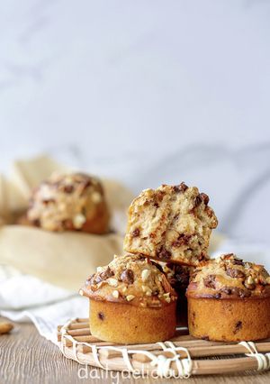 チョコレートアーモンドマフィン-レシピのメイン写真