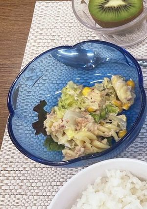 キャベツとツナのマカロニサラダ-レシピのメイン写真
