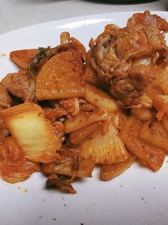 ご飯がすすむ味★豚肉と大根のキムチ炒め-レシピのメイン写真
