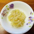 ノンオイル☆新玉ねぎの粒マスメープル醤油