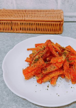 やめられないとまらない♪フライドにんじん-レシピのメイン写真