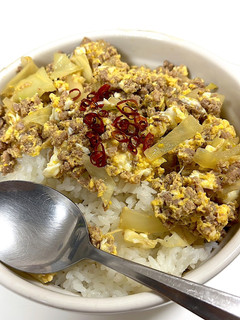 挽肉を使った他人丼-レシピのメイン写真