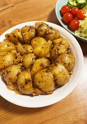 じゃがいもの肉埋め　じゃがいもハンバーグ-レシピのメイン写真