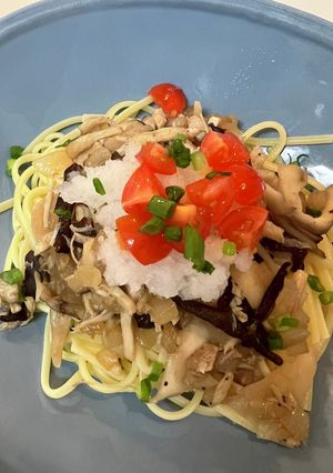 お好きなきのこで作る和風パスタソース-レシピのメイン写真