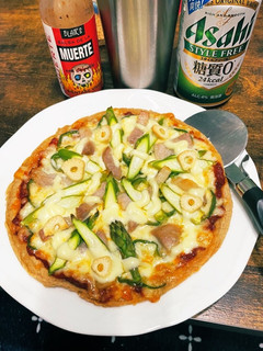 オートミールで糖質カットピザ-レシピのメイン写真