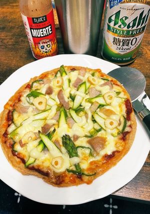 オートミールで糖質カットピザ-レシピのメイン写真