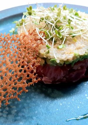 マグロほほ肉とアボガドのつまみ-レシピのメイン写真