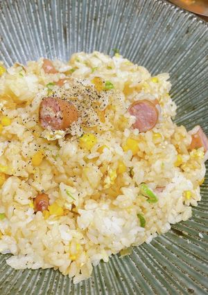 ウインナーとコーンのバター醤油焼き飯-レシピのメイン写真