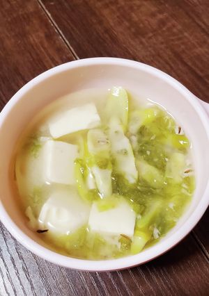 春の味♪ニガダケとあおさのおみそ汁-レシピのメイン写真