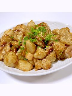 里芋と鶏ももの照り焼き-レシピのメイン写真