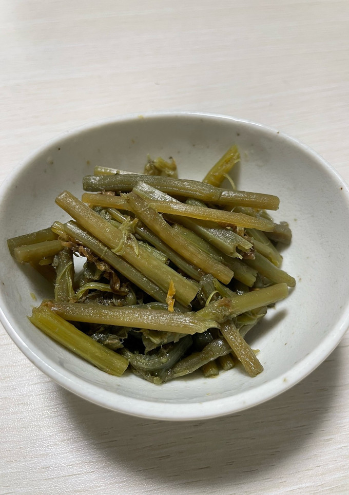 フキの煮物（課題）-レシピのメイン写真