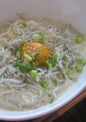 卵白で☆なんちゃってとろろ素麺！！-レシピのメイン写真