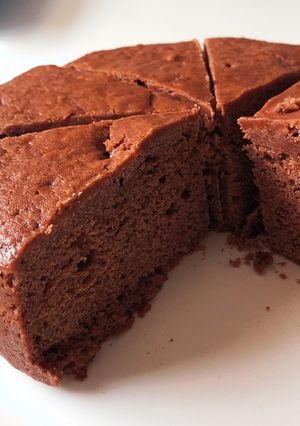ふんわりホロホロ!チョコレートケーキ-レシピのメイン写真