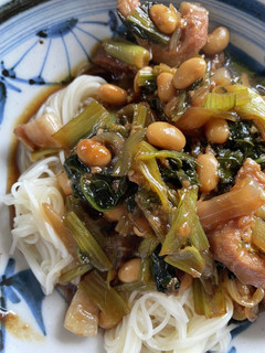 【銅鍋】野菜スープ素麺-レシピのメイン写真