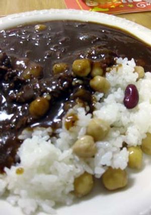 ふっくら豆ご飯で☆やみつきハヤシライス-レシピのメイン写真