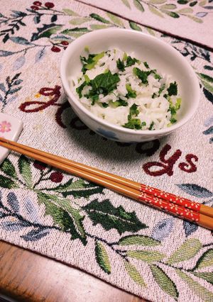 パパっと簡単！美味しい菜飯-レシピのメイン写真