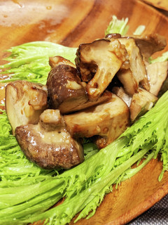 能登しいたけのアホ炒め-レシピのメイン写真