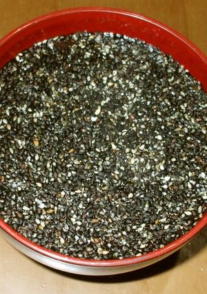 小豆缶詰で黒ゴマ汁粉♪むくみに簡単薬膳-レシピのメイン写真
