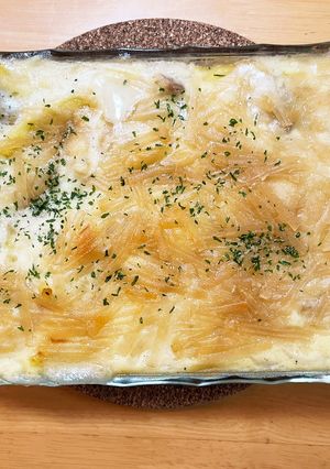 マカロニグラタン(米粉、豆乳使用)-レシピのメイン写真