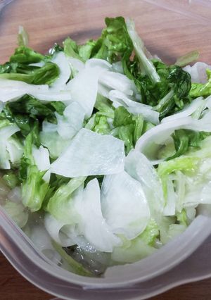 大根とレタスの浅漬-レシピのメイン写真