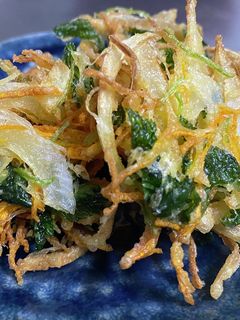 甘くて美味しい・新玉ねぎのかき揚げ-レシピのメイン写真