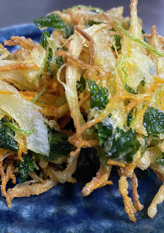 甘くて美味しい・新玉ねぎのかき揚げ-レシピのメイン写真