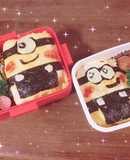 オムそば飯弁当（キャラ弁：ミニオン）