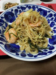 海老とかキャベツのうま塩焼きそば-レシピのメイン写真