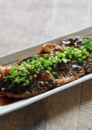 とても簡単！甘辛のたれであじの蒲焼き風-レシピのメイン写真