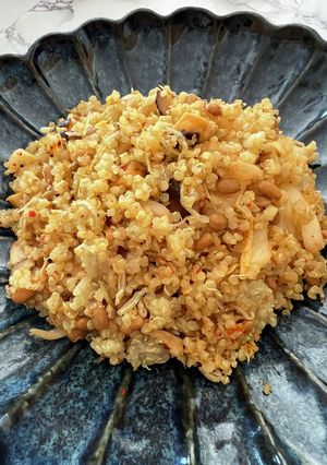 味付け不要！キヌアで納豆キムチチャーハン-レシピのメイン写真