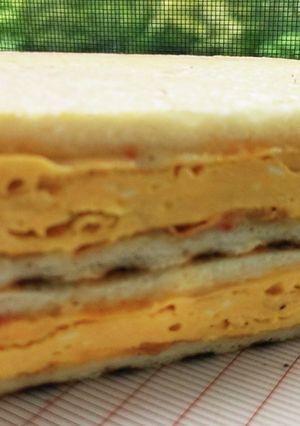 厚焼き玉子サンド（ホットサンドにも）-レシピのメイン写真