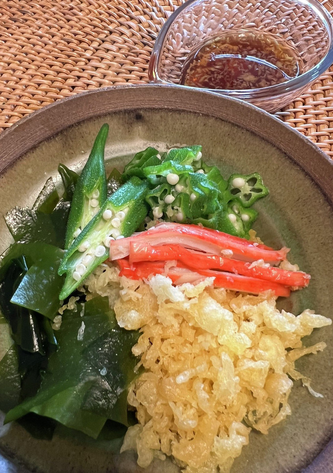簡単＊揚げ玉入りの和え物-レシピのメイン写真