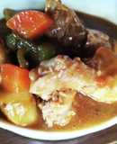 手羽元カレー煮込み風！厨房ばあばぁ！