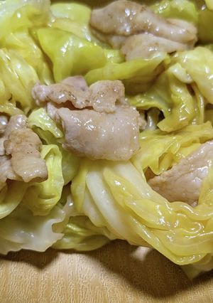 キャベツと豚バラ肉のレモン醤油炒め-レシピのメイン写真