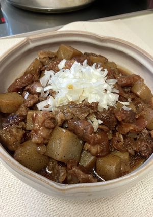 絶対美味しいスジとコンニャクの甘辛煮♪-レシピのメイン写真