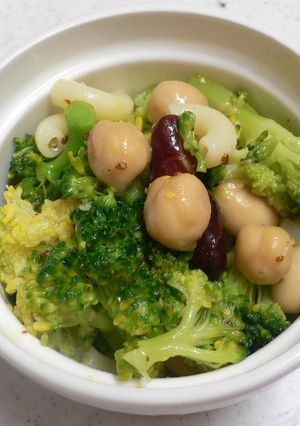 ブロッコリーとお豆のマスタードマリネ-レシピのメイン写真