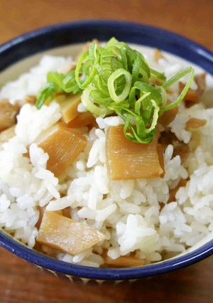 メンマと鶏肉の混ぜご飯-レシピのメイン写真