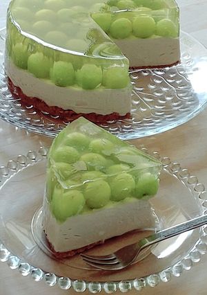 大人のマスカット生チーズケーキ★低糖質-レシピのメイン写真