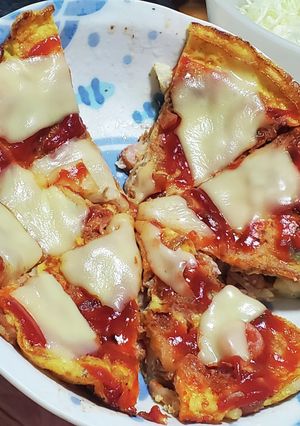 材料2種類ずぼら簡単ピザソース-レシピのメイン写真