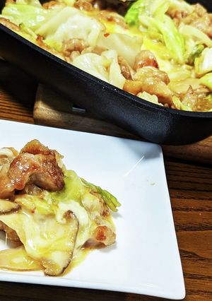 チーズ＆野菜がたっぷり♡ヤンニョムチキン-レシピのメイン写真