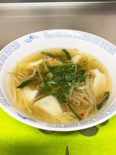 簡単♫水餃子スープ-レシピのメイン写真