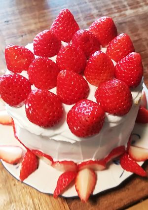 卵2個で12㌢スポンジケーキ！-レシピのメイン写真