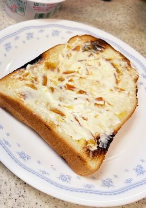 マスカルポーネ・伊予柑ピールのトースト-レシピのメイン写真