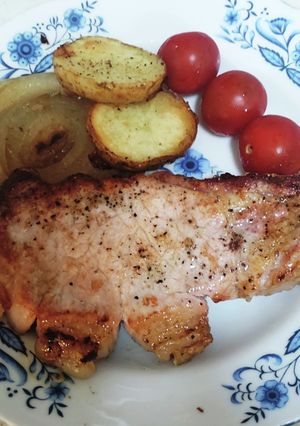 骨付き豚ロースのオーブン焼き-レシピのメイン写真