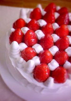 いちごのデコレーションケーキ♥-レシピのメイン写真