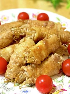 簡単!材料3つ!☆もやしの豚肉巻き☆-レシピのメイン写真