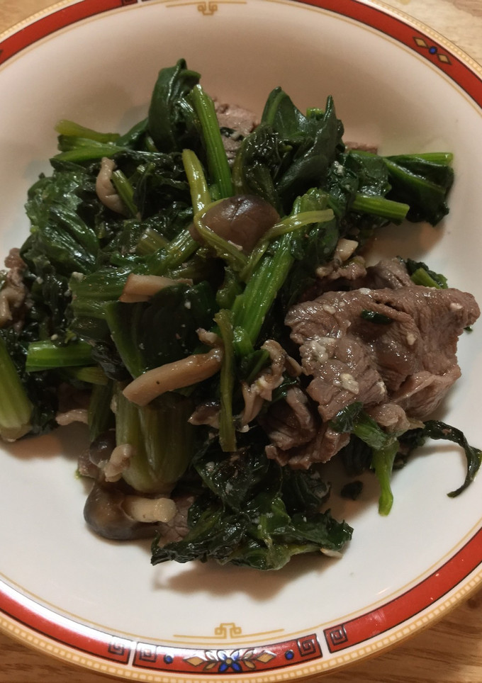 牛肉とほうれん草の塩麹炒め-レシピのメイン写真