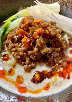 濃厚豆乳坦々麺★子供も食べれる辛味後のせ-レシピのメイン写真
