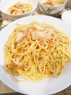 シャケフレークと新玉ねぎのクリームパスタ-レシピのメイン写真